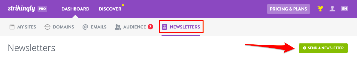 how to start creating a newsletter on Strikingly how to start creating a newsletter on Strikingly